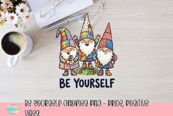 Download Be Yourself Gnomes PNG - Pride, Positive Vibes - Positive vibes Collection